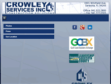 Tablet Screenshot of crowleyservices.com